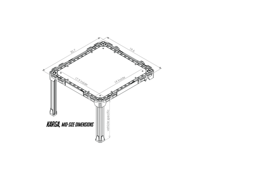 KARGA - Single Level 'Over-The-Seat' with SIDES